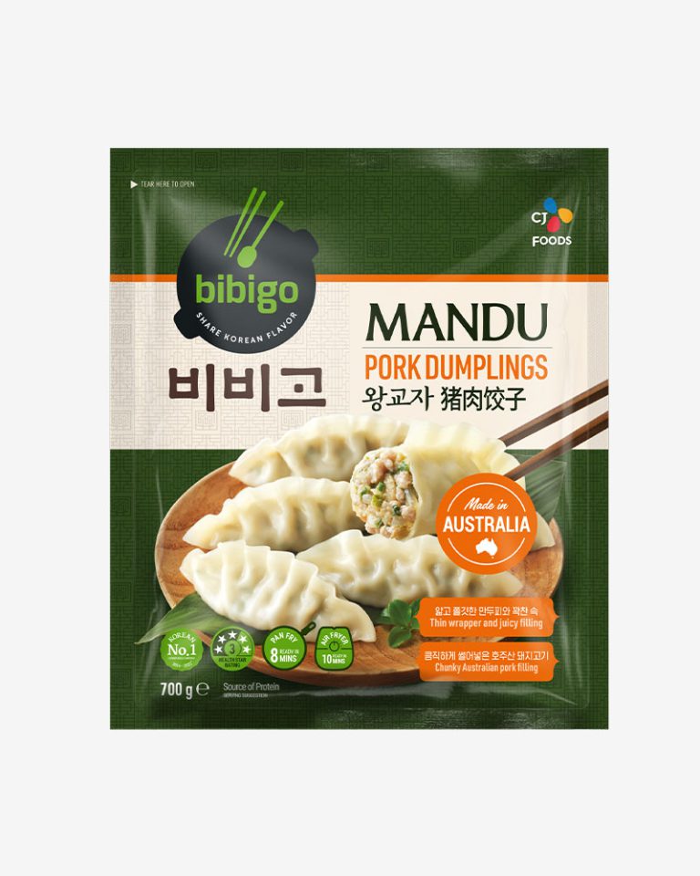 Bibigo MANDU PORK DUMPLINGS 700G CJ Foods Oceania bibigo-mandu-pork-dumplings-700g-cj-foods-oceania