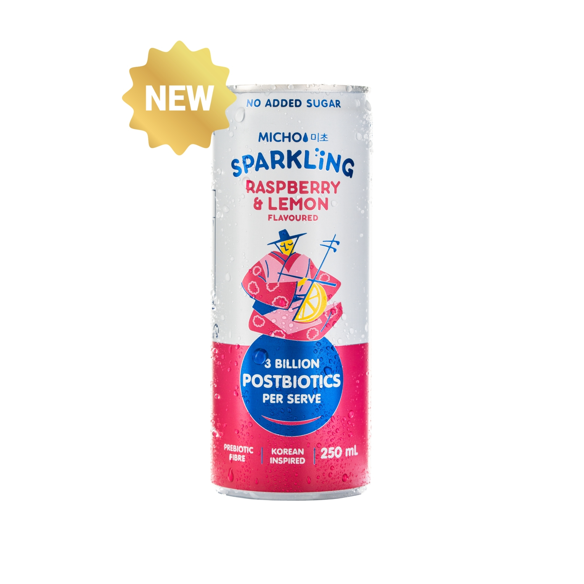 Micho Sparkling Raspberry & Lemon 250ml