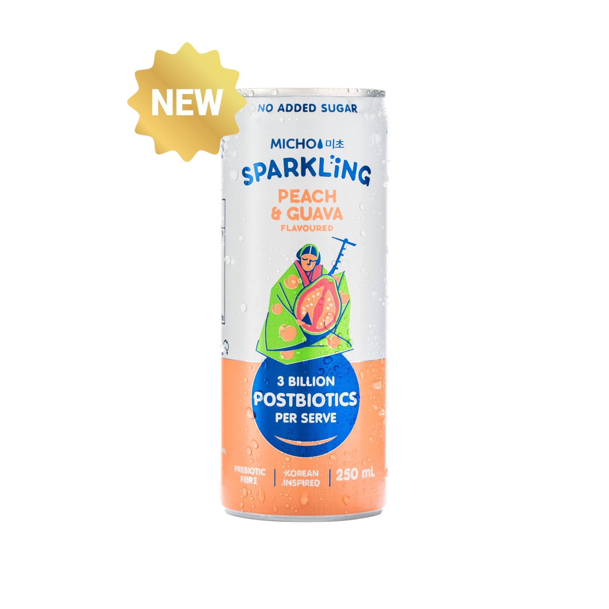 Micho Sparkling Peach & Guava 250ml